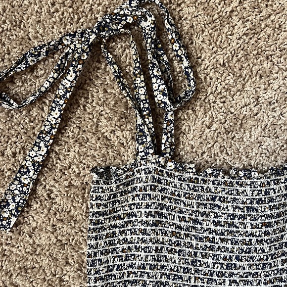 O.P.T. Cara Smock Tiered Floral Dress, Size Small - Picture 7 of 9